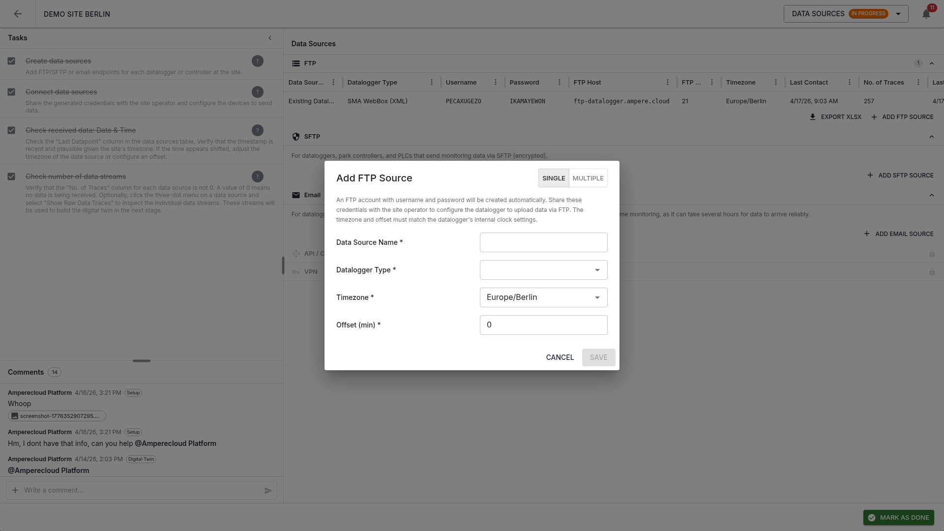 Create FTP